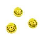 Gelbe RFID-Ohrzeichen für ET907 Durchmesser 30,5 mm ± 0,5 mm ISO11784/5 FDX-B