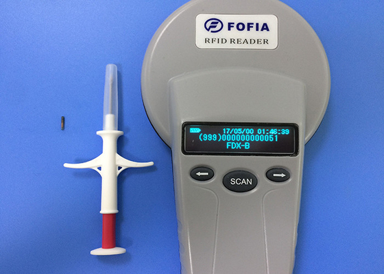 ISO-Tiermikrochip-Scanner für Haustier-Management, tragbarer RFID-Taschen-Leser