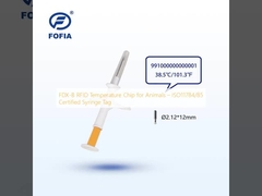 FDX-B RFID Temperatur-Chip für Tiere – ISO11784/85 zertifizierter Spritzen-Tag