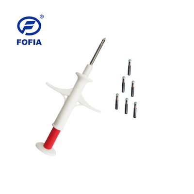 ICAR-zertifizierte 2.12*11.5mm RFID-Mikrochips mit Tierbioglas EM4305 Rotverschluss