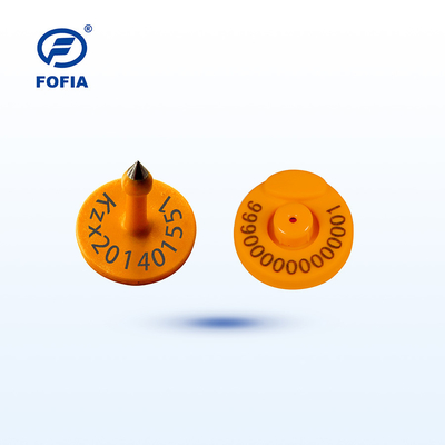 FOFIA RFID-Elektronische Ohrmarke Tierverfolgungsmarke mit Thermometer für Rinder und Schafe