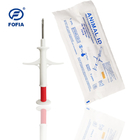 FDX B Tier-Mikrochip-Tag in sterilisierter Tasche mit 4 Barcode Aufklebern