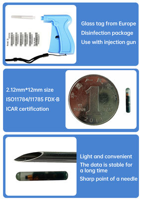 Eine neue Generation des implantierbaren 2-in-1-Identifikations-Mikrochips für alle Tierarten ZS005