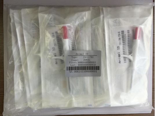 ISO11784/5 FDX-B Standard RFID Tier-ID Mikrochip Einwegspritze Chips Einzigartige Datensicherheit