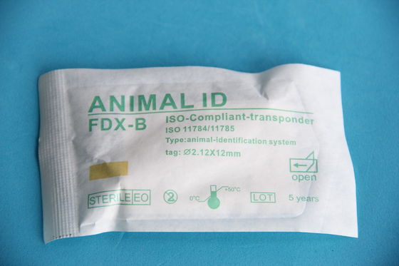 ICAR-zertifizierter ISO11784/5 FDX-B 134.2KHz Transponder-Mikrochip für Tieridentifizierung und RFID-Verfolgung