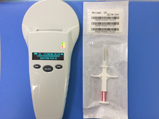 Iso-Norm RFID Mikrochip-Scanner Dreiknopf mit der 7000 Aufzeichnungs-Datenspeicherung