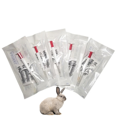 6.86 G Gewicht Haustier-ID Mikrochip Nummer 10cm ISO 11784 Spuren-Haustier-Mikrochip Katzen-Spuren-Mikrochip