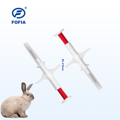 Injizierbarer Haustier Identifikations-Mikrochip-Transponder der Transponder-134.2khz mit Implantats-Spritze ISO-Transponder-Mikrochip
