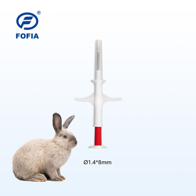 134,2 kHz DER RFID-Tier-Identifikations-Mikrochip-6 Kleber-Aufkleber-5-10cm gelesene Strecken-6.86g Gewichts-
