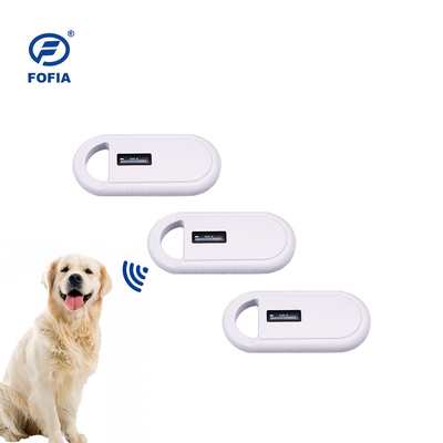 ID64 Mikrochip-Scanner RFID-Chip-Reader Lithiumbatterie 24*7 OLED für Haustiere Mikrochip-Hundenscanner