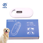 24/7 OLED Weißes Tier-Mikrochip-Scanner mit eingebauten Buzzer RFID-Leser Handheld Tier Tag Reader