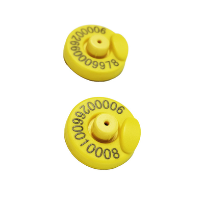 Custom FDX-B 134.2Khz Lf EM4305 Rundes TPU RFID Elektronische Ohrzeichen für Viehzucht Tiere Rinder Kuh Ziege Schafe Schwein Kaninchen