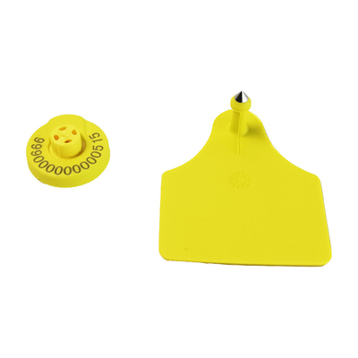 Vieh ICAR zertifiziert 134,2KHz elektronische Ohr-Tags HDX R/W Standard