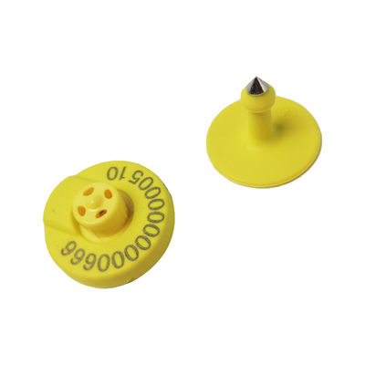 FULL ICAR Zertifizierte FDX-B Ohr-elektronische Rinder-Tags ET908+T901 134.2khz 30 mm Durchmesser