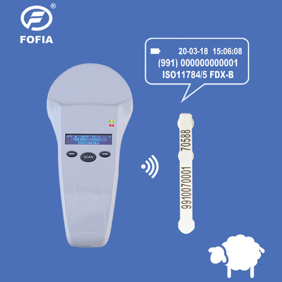 PT580 Handheld Animal Microchip Scanner zum Lesen von ISO11784 FDX-B ID64 und HDX-Tags