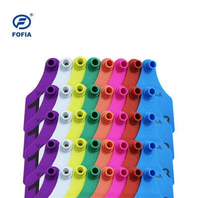 RFID-Ohrzeichen mit visuellem Design Laserdruckunterstützung 134,2 Khz Gelb oder andere hohe Kundenzufriedenheitsgarantie