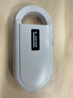 Wiederaufladbarer Kompaktmikrochip-Scanner mit OLED-Bildschirm