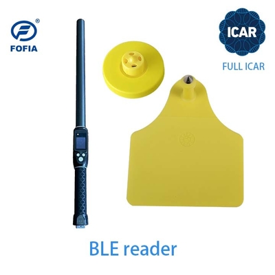 FULL ICAR ET908 Kreisförmiges Ohrzeichen für die Identifizierung von Tieren mit BLE-Leserunterstützung ISO11784/5 Nicht geteilter ICAR-Code