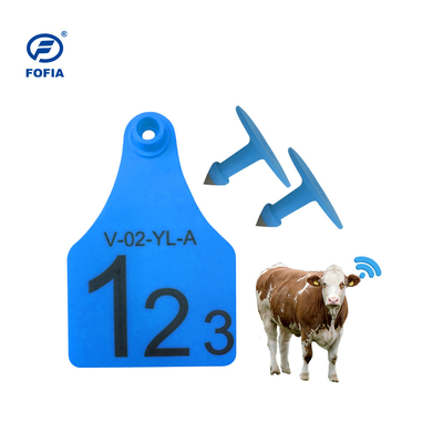 RFID Visual Tag Mini/Middle/Large Größe für Tiermanagement, Laserbedruckung unterstützt 134,2 kHz, Gelb oder andere Farben