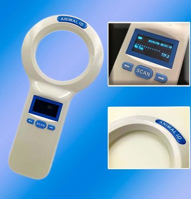 Tragbarer RFID-Mikrochip-Scanner mit wiederaufladbarer Lithiumbatterie zur schnellen Identifizierung von Tieren und tierärztlicher Nachverfolgung