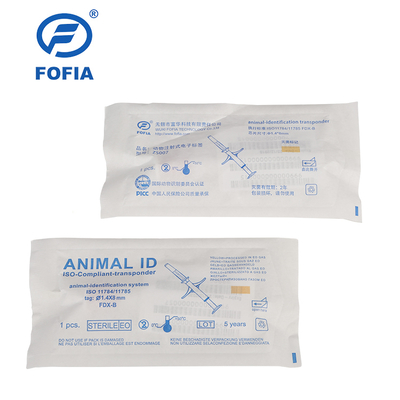 ISO11784/5 FDX-B Tier-ID-Mikrochip für Tiergesundheit und -wohlbefinden mit Temperaturüberwachung und ISO11784/5 FDX-B-Standard