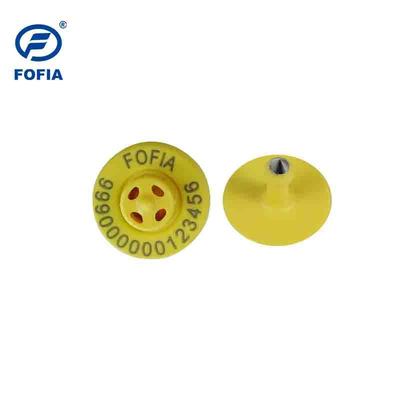 FULL ICAR ET908 Kreisförmiges elektronisches Ohrzeichen mit BLE-Leser für die Identifizierung von Tieren und ISO11784/5 nicht geteilter ICAR-Code