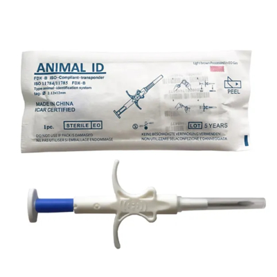 Pet Microchip Injection Kit – Suitable for Dogs, Cats, Horses, and Livestock 2.12*12mm/1.4*8mm