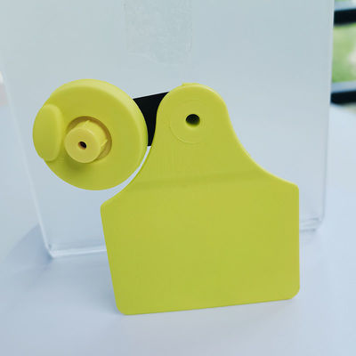 134.2kHz FDX-B Electronic Ear Tags For Livestock & Animal Identification,Yellow, Lightweight & Durable