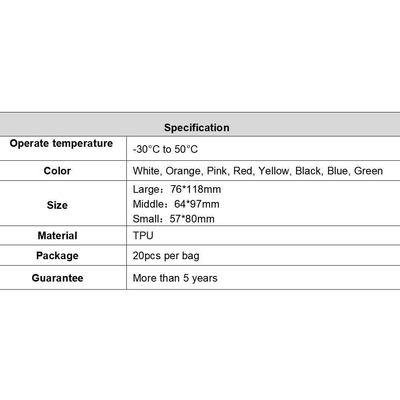 0.01 Identifikationszeichen für Tiere für Schweine Rinder Rinder Ziegen Kunststoffohrzeichen aus Tpu Material Kuh Schafe