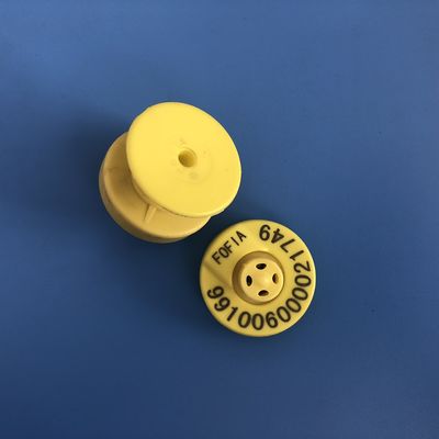 Dauerhafte 134,2 kHz elektronische Ohrmarke für Vieh mit ISO11784/5 FDX-B-Standard und wasserdichtem TPU-Material