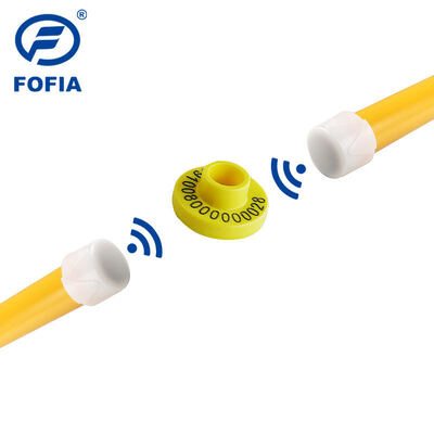ICAR-zertifizierte RFID-Ohrmarke mit TPU-Material und 134,2-kHz-Frequenz für die Schaf- und Ziegenhaltung