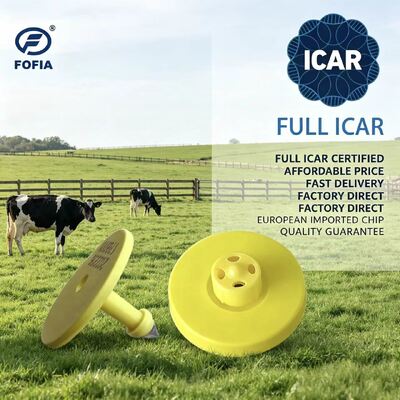 Elektronische Ohrzeichen mit ICAR-zertifiziertem langlebigen TPU-Design für Viehverfolgung und umfassende Viehmanagementsysteme