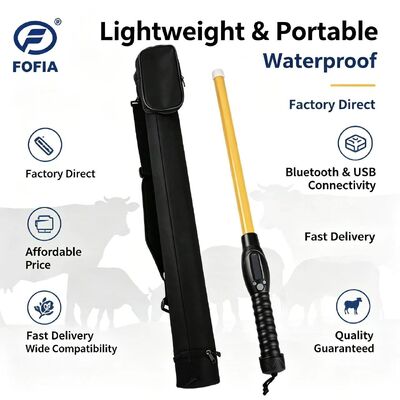 Portable RFID Stick Reader mit Bluetooth 5 USB Typ C Datenübertragung und Fernlesen für die Viehwirtschaft
