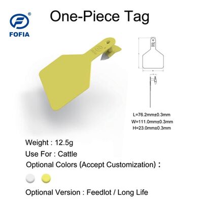 Großhandel Custom Sheep Ear Tag Einzelstück TPU Viehbeutel Ohrring Tags Laserdruck Tier Ohrring zum Verkauf