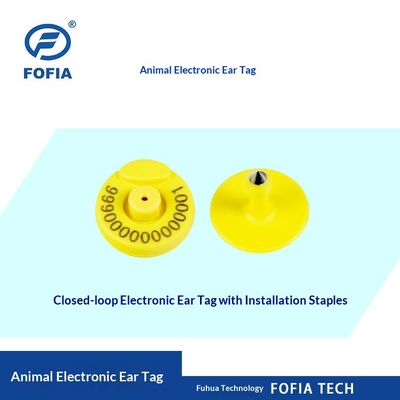 Neue FDX-Niederfrequenz-Elektronik-Ohrmarke, RFID-Tiermarke, Vollduplex-Identifizierung von Schweinen, Rindern mit offenem/geschlossenem Maul