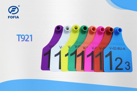 T921 Tier Gelbe Ziege Vieh Ohrmarke RFID TPU Bauernhof Rinder Pferd