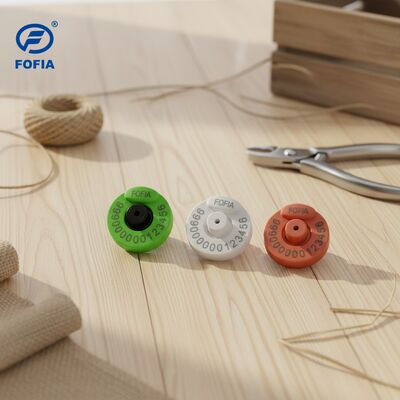 FOFIA ET907 IEC 68-2-6 Vibrationsstandard RFID-Ohrzeichen für Rinder Kunststoffmaterial Sichere und genaue Identifizierung