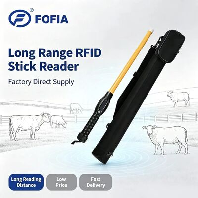 FOFIA PT280 134,2 kHz RFID-Lesegerät PVC NLIS Australien ICAR-zugelassene Rinder-ID 7000 Aufzeichnungen Lagerung 10–20 cm Leseabstand ISO