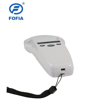 Langlebiger RFID-Handheld-Reader mit 128x32 OLED-Bildschirm USB für Plastik-Langstreckenlösung für Haustiere und Farm & Ranch