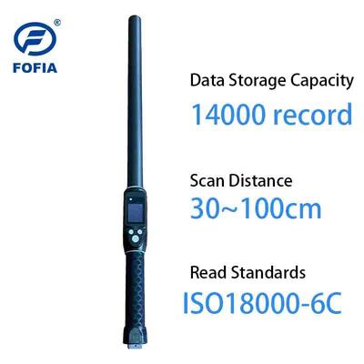 FOFIA Wasserdichte Langstrecke 134,2 kHz RFID Ohrzeichenleser ISO11784/5 Protokoll 30-100cm Leseentfernung PVC
