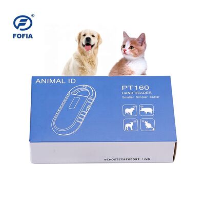 Handheld Animal Microchip RFID Kartenleser PT160 134,2 kHz OLED Bildschirm USB Lithiumbatterie CE zertifiziert ISO 11784/11785 Protokoll