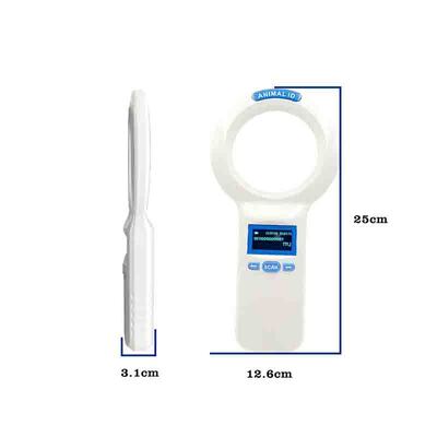 Wasserdicht FOFIA PT200 RFID Handheld Reader 128x64 OLED Bildschirm Fernlesen 10-20m ISO11784/5 Protokoll