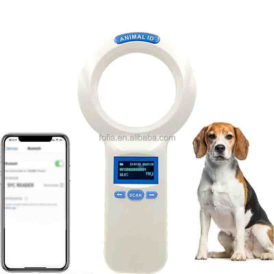 Wasserdicht FOFIA PT200 RFID Handheld Reader 128x64 OLED Bildschirm Fernlesen 10-20m ISO11784/5 Protokoll