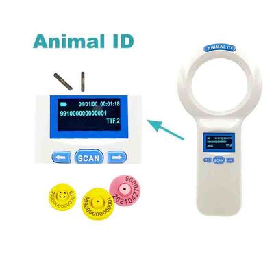 Wasserdicht FOFIA PT200 RFID Handheld Reader 128x64 OLED Bildschirm Fernlesen 10-20m ISO11784/5 Protokoll