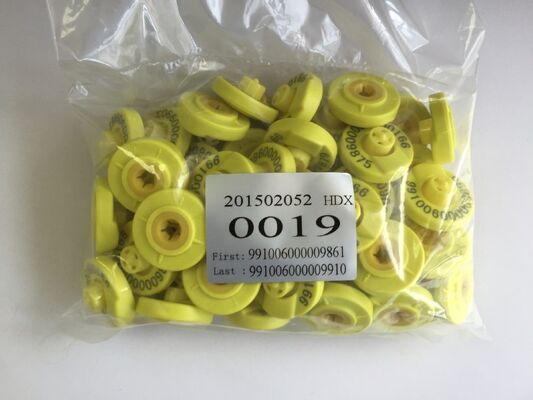 UHF-RFID-Ohrmarken für Nutztiere, langlebige Kunststoff-Mikrochip-ID-Tags für Rinder, Schafe, Schweine, Tiere