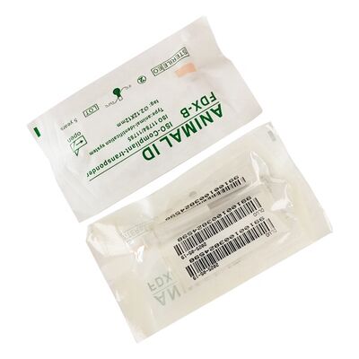 Fofia RFID 134,2kHz ICAR-zertifizierter Split-Typ Tier-ID-Mikrochip 2,12*12mm Modell ZS005 Wasserdichtes Material Neu 1,5 Jahre