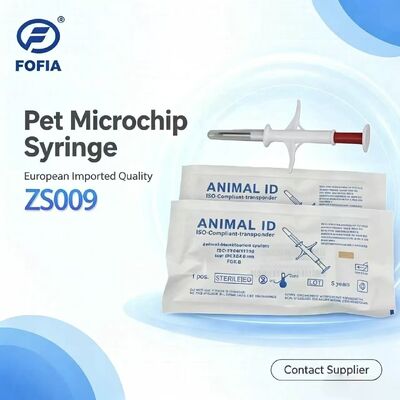 2026 Hot-Selling Edition Neue RFID 134,2 kHz Integrierte Fofia Tier implantierbares Mikrochip Wasserdicht 3-Jahresgarantie für Haustiere