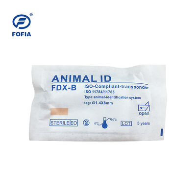 ICAR-zertifiziert Fofia 2026 Neues RFID 134,2 kHz Hunde-Tier-ID Mikrochip Split-Typ Kunststoff ZS008 wasserdicht für Haustiere