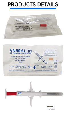 2026 Hot-Selling Edition Neue RFID 134,2 kHz Integrierte Fofia Tier implantierbares Mikrochip Wasserdicht 3-Jahresgarantie für Haustiere