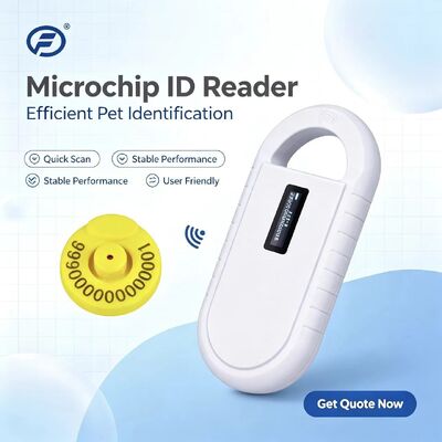 Fofia Handheld Plastic Animal Microchip RFID Kartenleser PT160 134,2 kHz OLED-Bildschirm USB-Lithiumbatterie CE-zertifiziert ISO